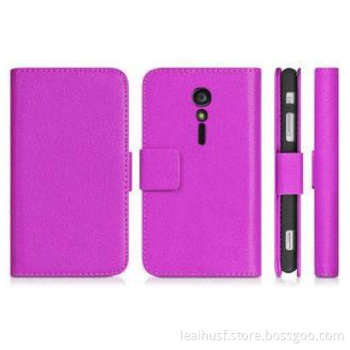 OEM Sony Cell Phone Cases, Xperia Ion LT28i Purple PU Stand